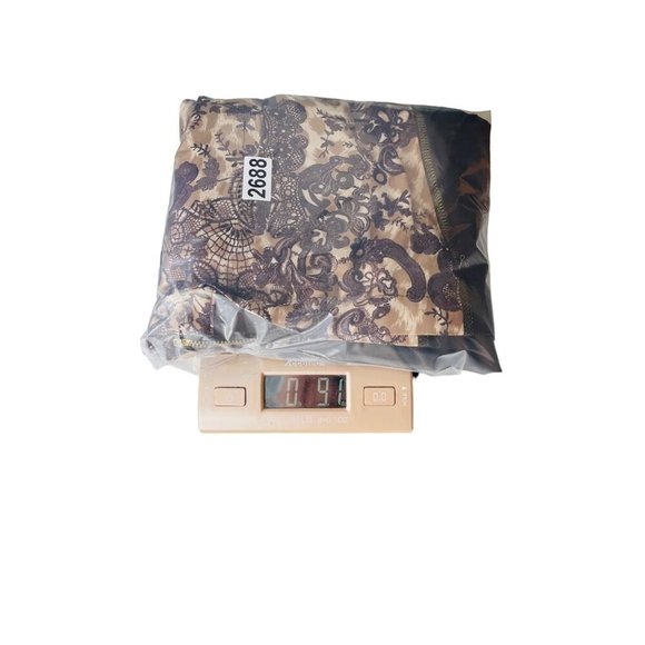 Zenergy By Chicos Brown & Beige Floral Jacket Size 0 - Picture 5 of 5